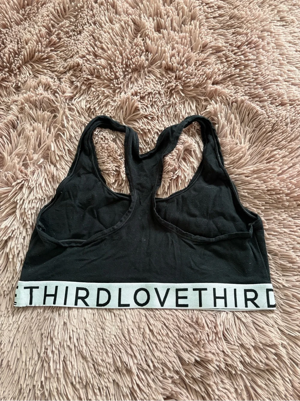 ThirdLove Bralette with White Logo Band